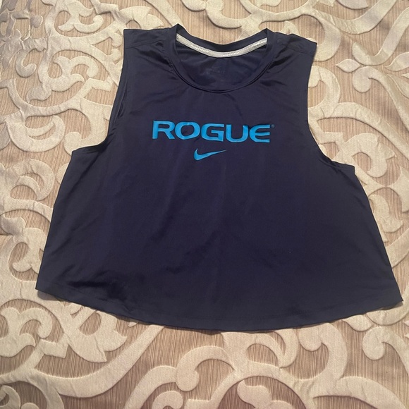 Nike Navy Sleeveless Top - Picture 2 of 2